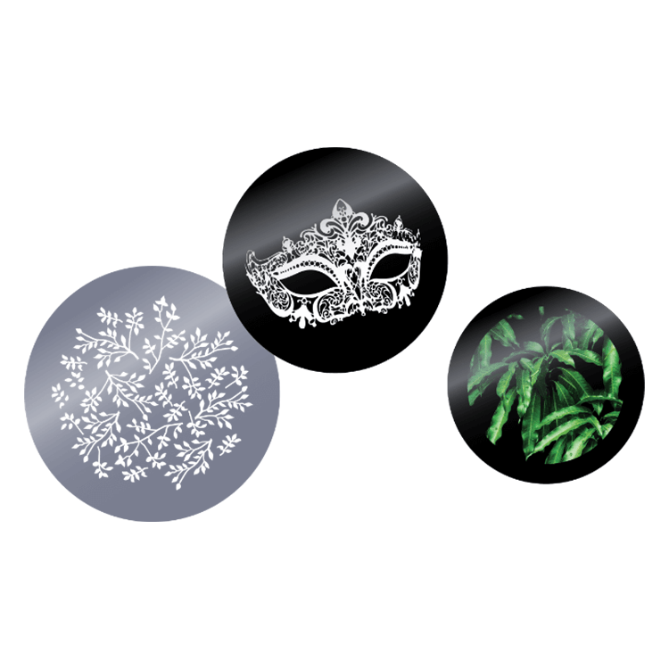 Custom Gobo Glass - SparkMyLogo