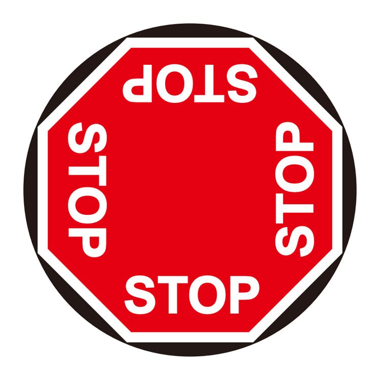 GB0039 - 2C 4 - Way Stop Sign - SparkMyLogo