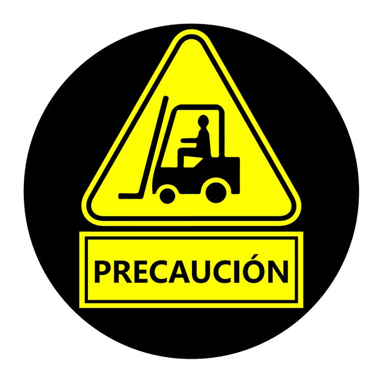 GB0064 - 2C Forklifts Precaucion - SparkMyLogo