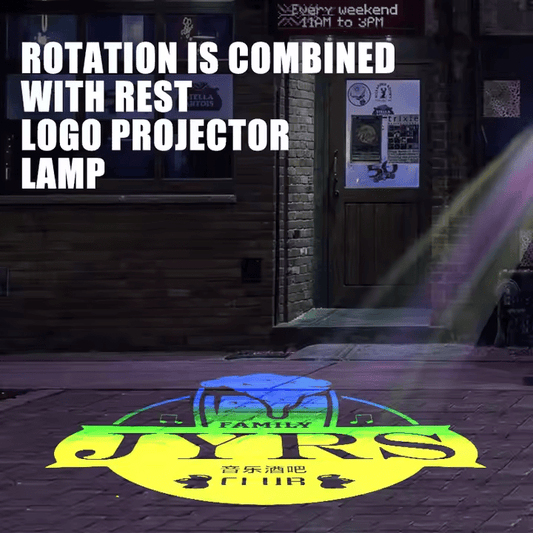 80w LED Gobo Projector RGB Color Change - SparkMyLogo