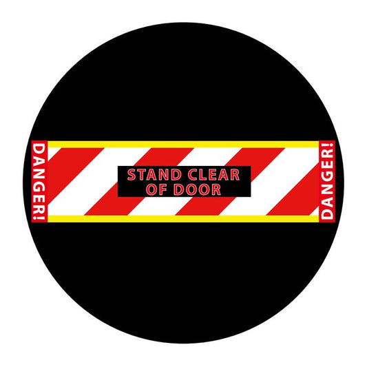 GB0052 - 3C Stand Clear of Door - SparkMyLogo