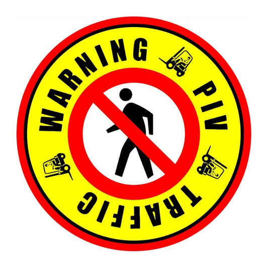GB0060 - 3C Warning PIV Traffic - SparkMyLogo