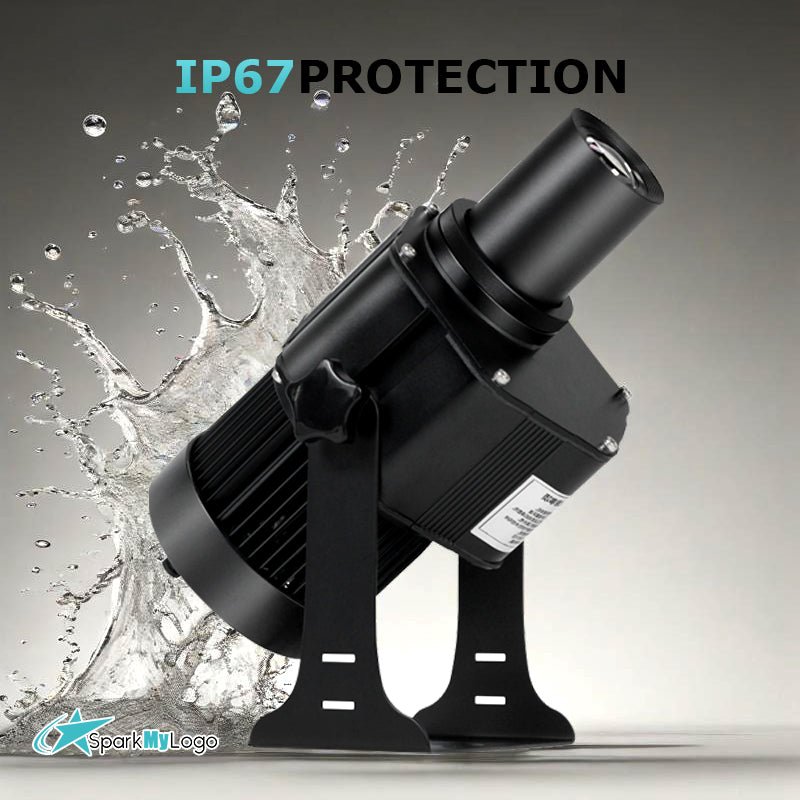 SPARK - 60S 60W LED Gobo Projector – Waterproof Logo Light for Outdoor/Indoor - SparkMyLogo